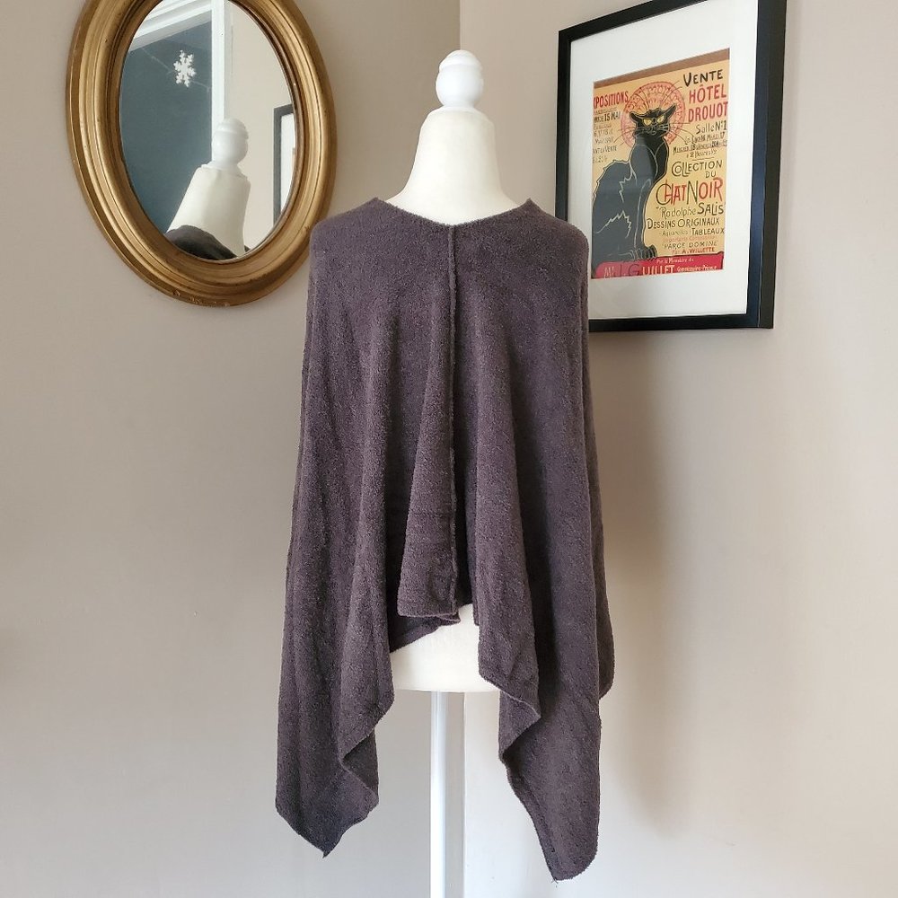 Barefoot Dreams Bamboo Chic Lite Ruana Wrap Top OS - Picture 8 of 11